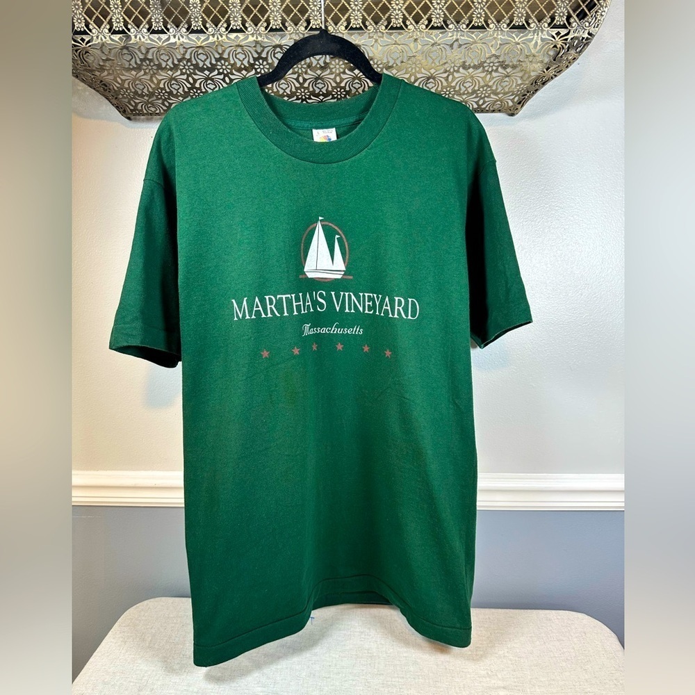 Vintage Martha's Vineyard Cotton Tee Unisex Large